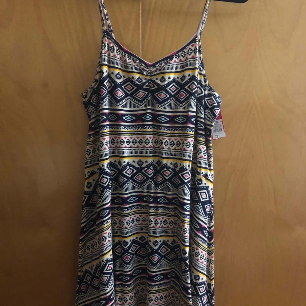 Tribal/geometric print dress